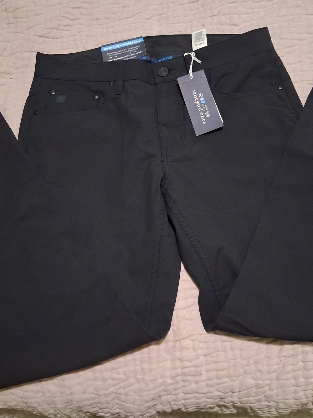Vineyard Vines Men's Slim Straight Jeans - Black